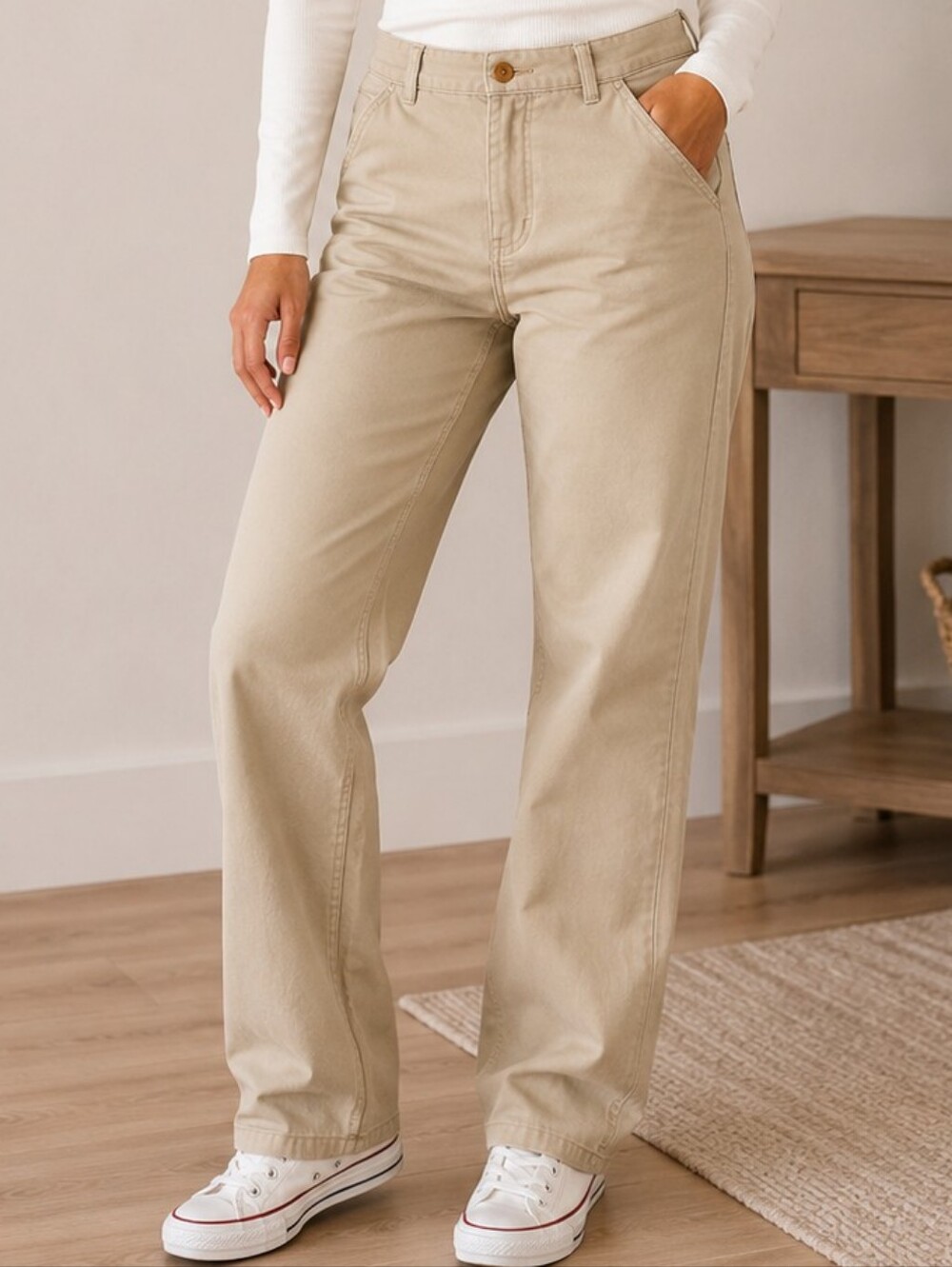 💙 Tall GIRL -  Tan Everyday Wear Pants